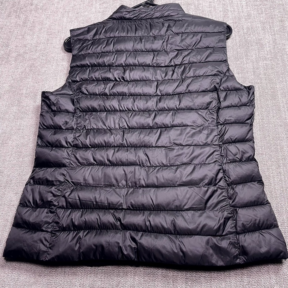 Michael Kors Puffer Vest Womens Small Black Quilted Full Zip Outdoor Streetwear - Picture 7 of 8